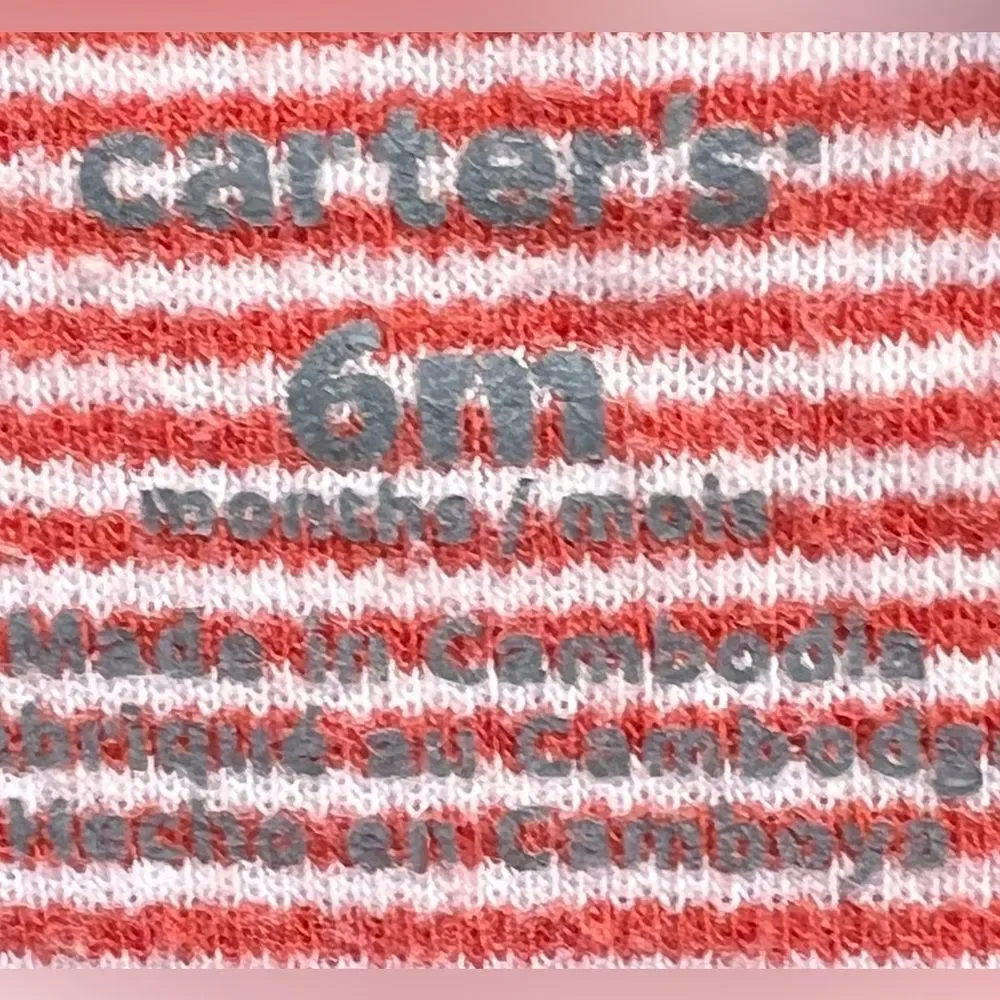 Carter’s BUNDLE OF 4 Baby Boy Multi-Size One Piece Pajamas. 3, 6, & 9 Months.